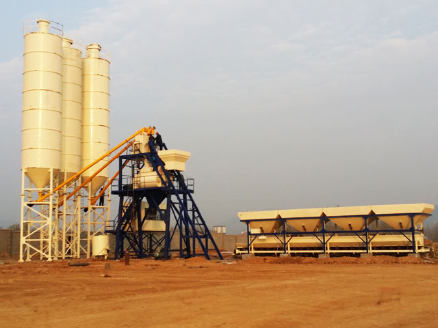 HZS75混凝土攪(jiǎo)拌站